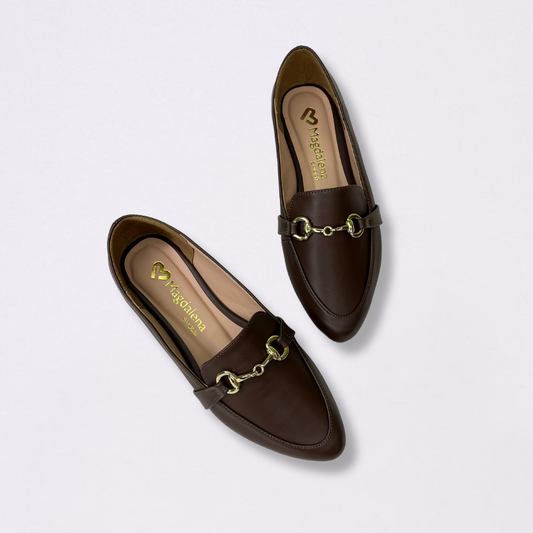 Mocasín Traba Marrón Mujer 371