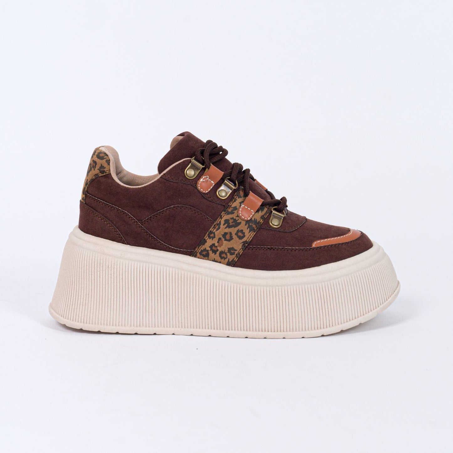 Zapatilla Chunky mujer MELI 834 marron