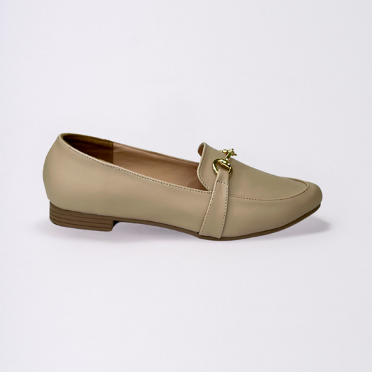Mocasín Traba Beige Mujer 371