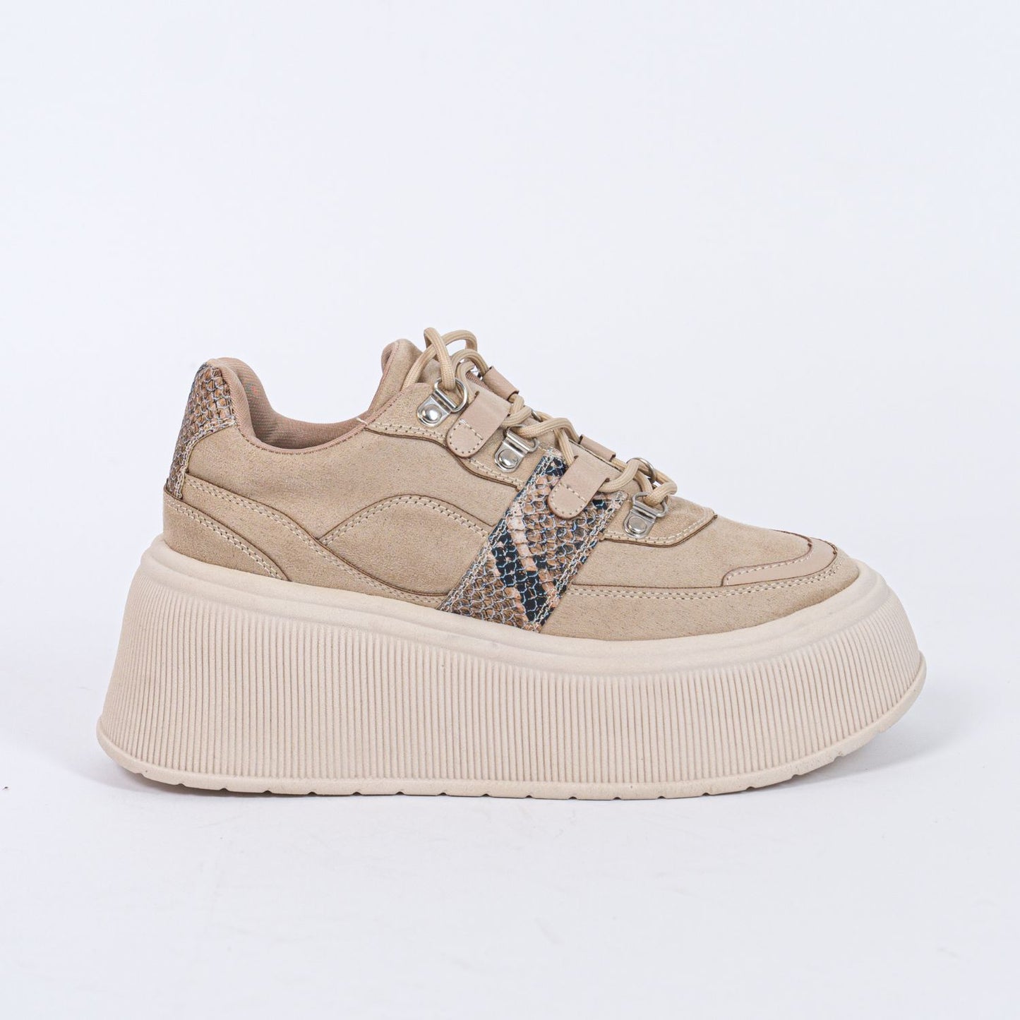 Zapatilla Chunky mujer MELI 834 Beige