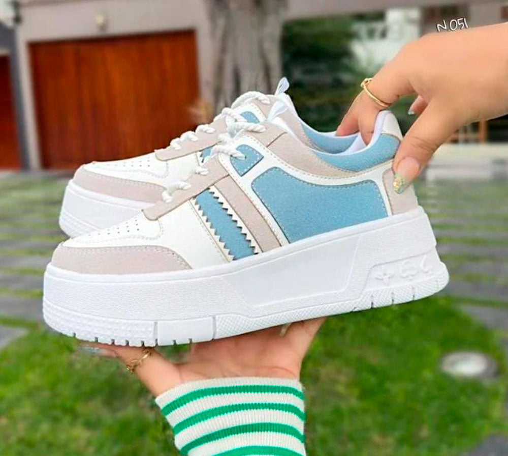 Zapatilla mujer ANA 840 Celeste