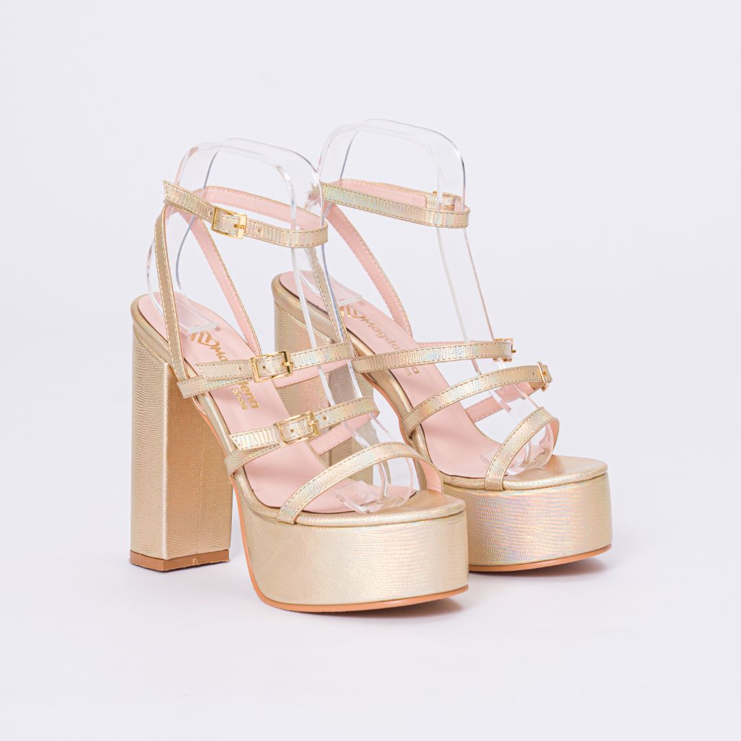 Sandalias Fiesta Vogue Dorado