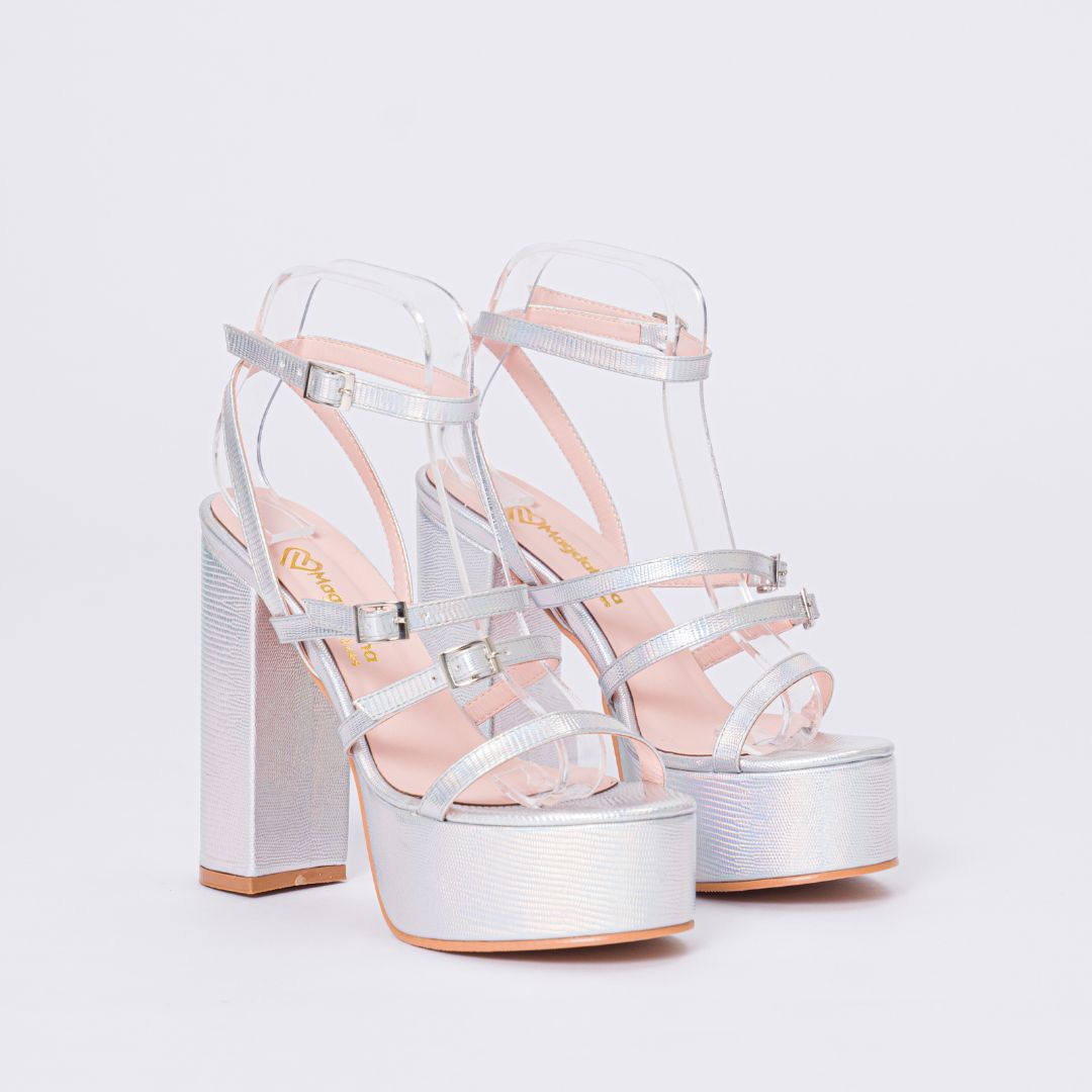 Sandalias Fiesta Vogue Plateado