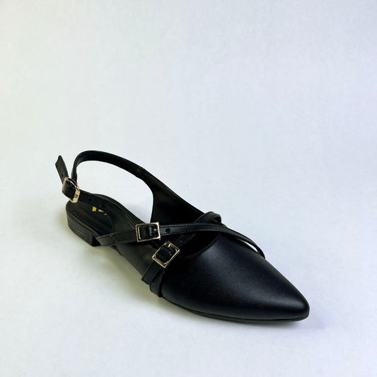 Slingback Valeria Mujer Negro 749