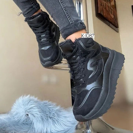 Zapatilla Ale Negro Mujer 829