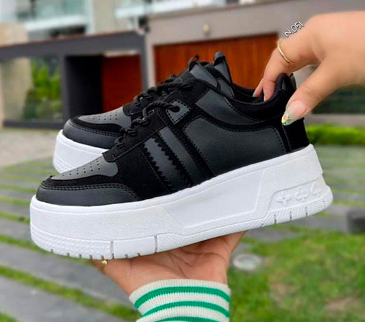 Zapatilla Ana Negro Mujer 838