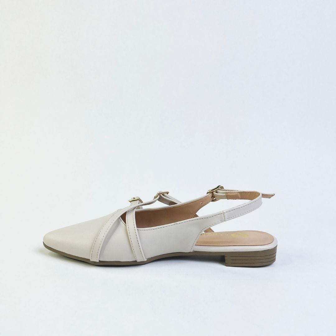 Slingback Valeria Mujer Hueso 749