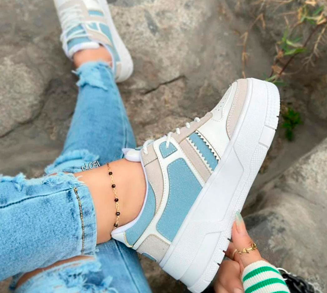 Zapatilla mujer ANA 840 Celeste