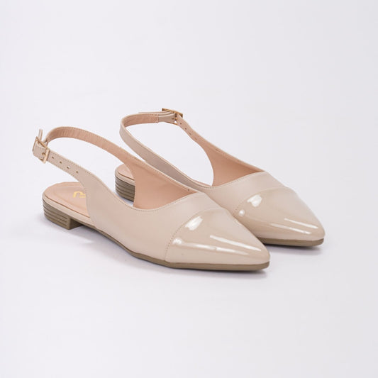Ballerinas Slingback Paris Beige Mujer 743