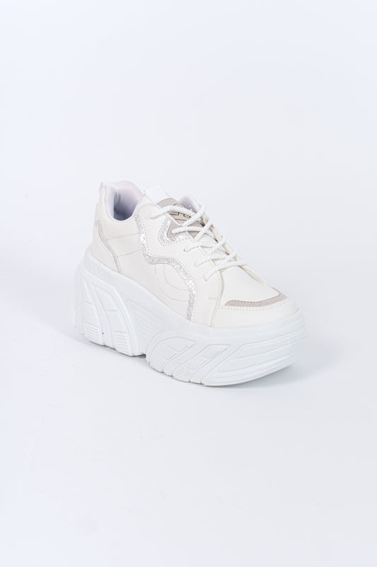 Zapatillas Chunky Camila Blanco Mujer 840