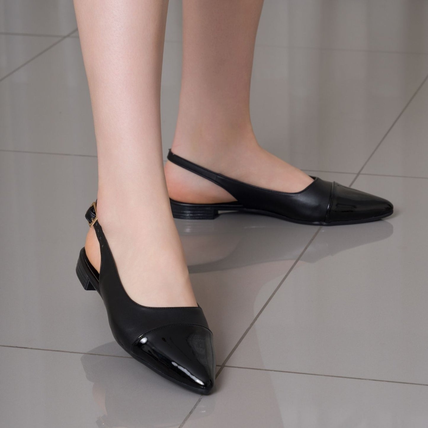 Slingback Paris Negro