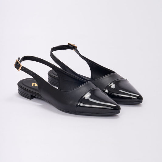 Ballerinas Slingback Paris Negro Mujer 743