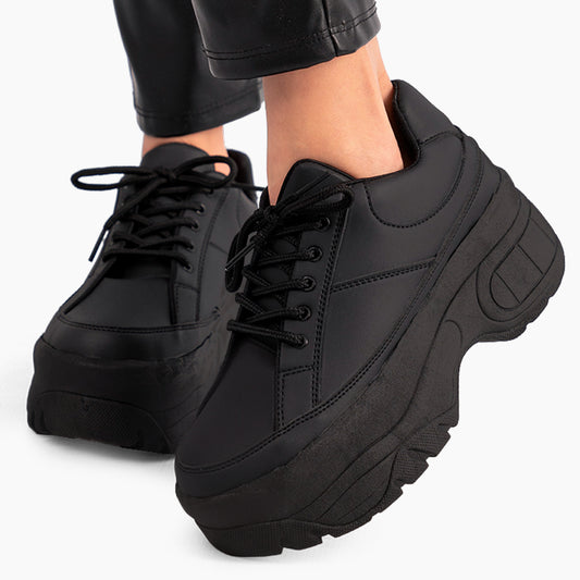 Zapatillas Plataformas Kiara Negro Mujer 719