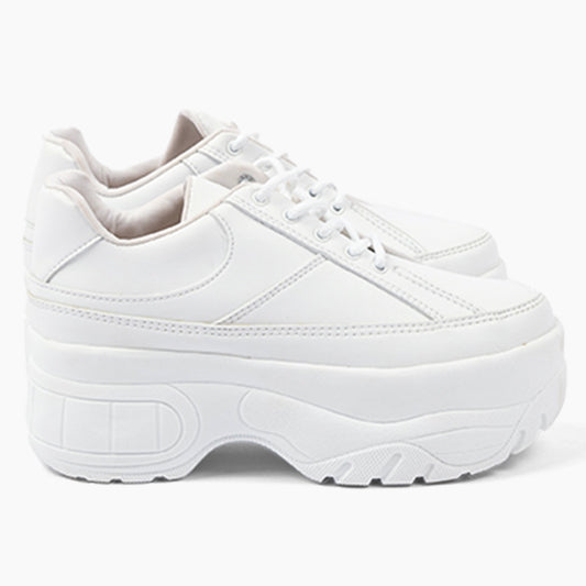 Zapatillas Plataformas Kiara Blanco Mujer 719