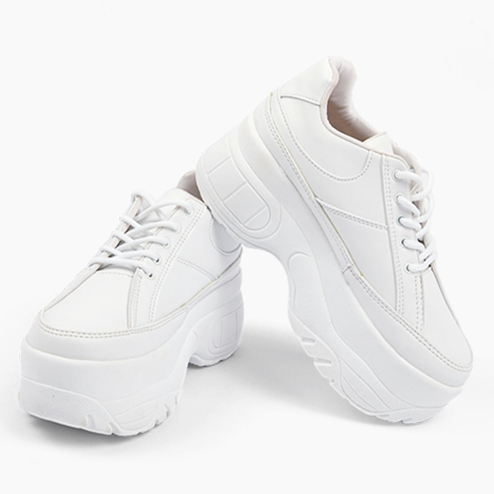 Zapatillas Plataformas Kiara Blanco Mujer 719