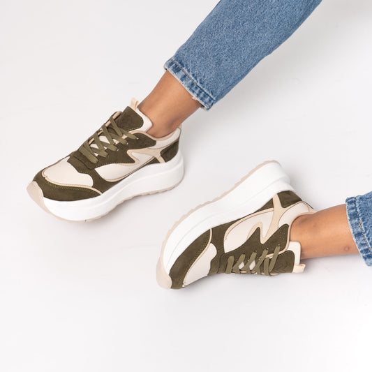 Zapatilla Shantal Verde Mujer 828