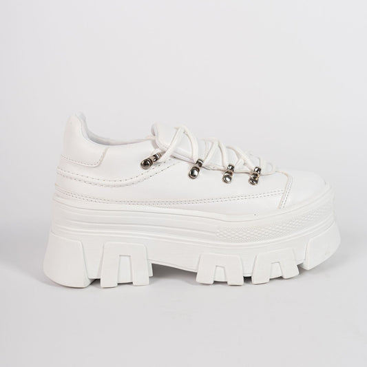 ZAPATILLA PLATAFORMA BRUNNA BLANCO