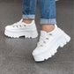 ZAPATILLA PLATAFORMA BRUNNA BLANCO