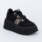 Zapatilla Chunky mujer MELI 834 Negro