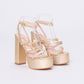 Sandalias Fiesta Vogue Dorado