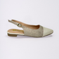 Slingback Paris  yute beige