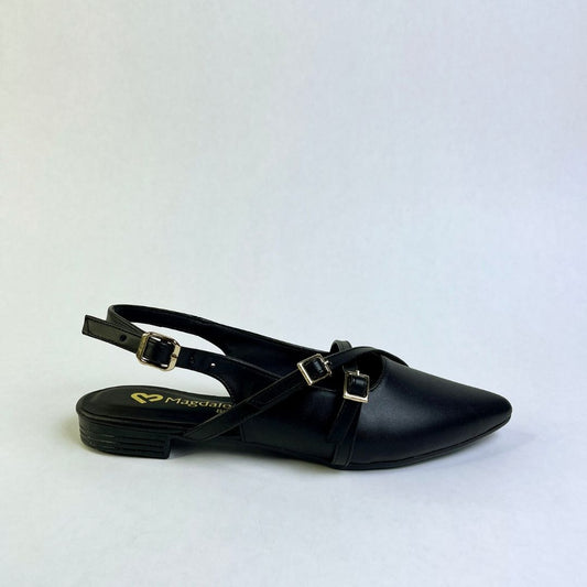 Slingback Valeria Mujer Negro 749