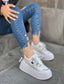 Zapatilla Chunky mujer MELI 834 Blanco