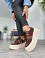 Zapatilla Chunky mujer MELI 834 marron