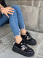 Zapatilla Chunky mujer MELI 834 Negro