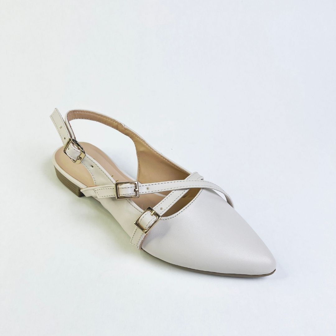 Slingback Valeria Mujer Hueso 749