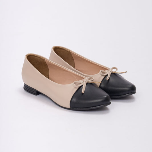 Emily Beige Ballerinas