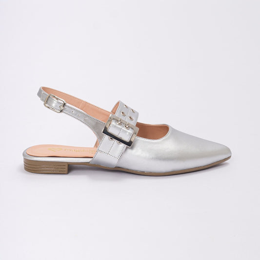 Slingback Scarlett  Plateado