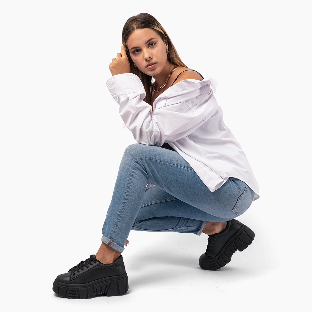 Zapatillas CHUNKY BASIC negro – Magdalena